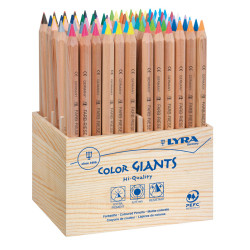 COULEURS GEANTES NATURE CLASSPACK 96 CRAYONS COULEURS ASSORTIS
